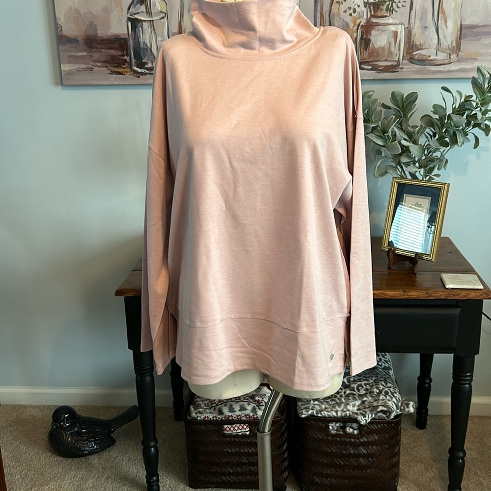 NWOT Apana mock turtle neck pullover.